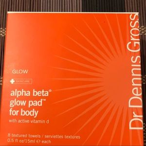 Alpha beta glow pads for body